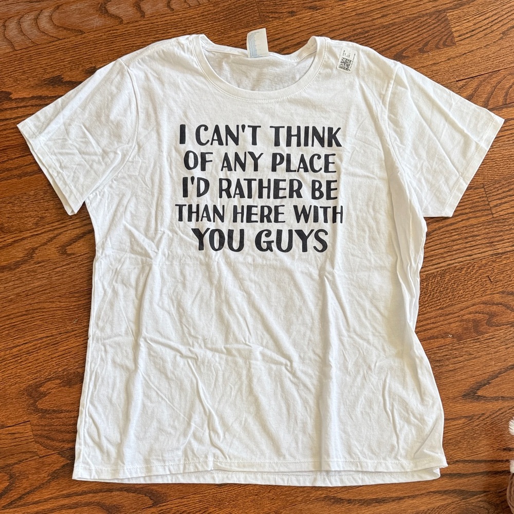 White Graphic Men's T-Shirt
